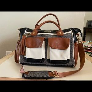 Itzy Ritzy Coffee and Cream Diaper Bag